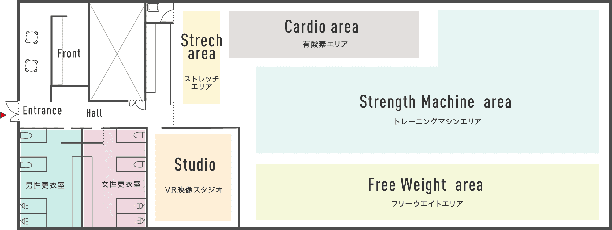 店舗内 間取り